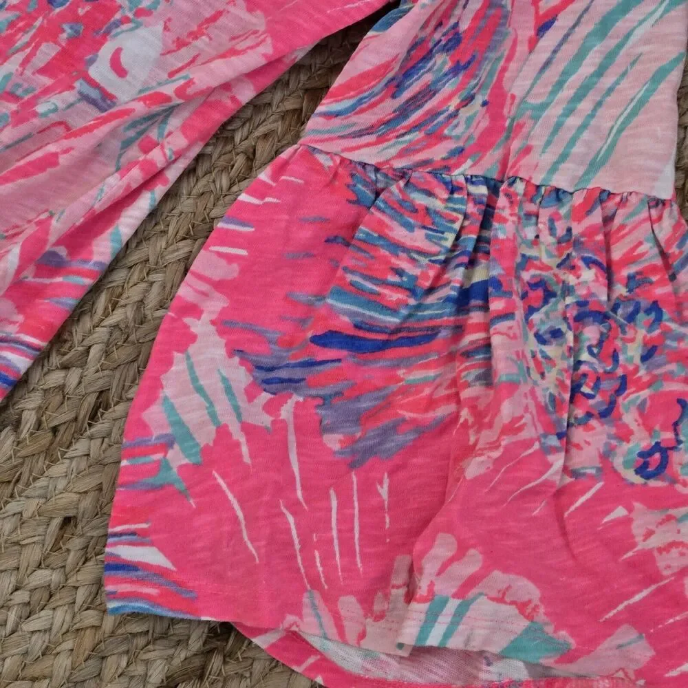 Lilly Pulitzer Del Lago Tunic Dress Size Small Never Been‎ Betta Pink Tassels